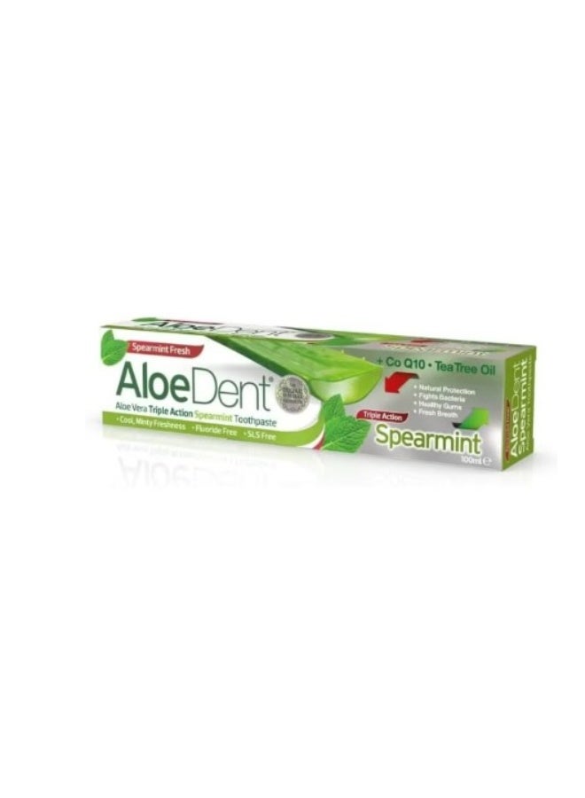 Triple Action Spearmint Aloe Vera Toothpaste